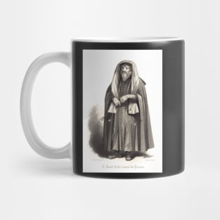 A Jewish Rabbi dressed for prayers Mug